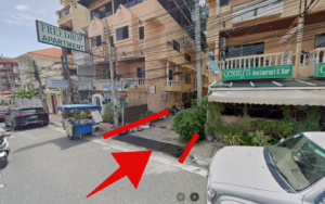 Between Gerry's Bar and Freedrop Apartment, Pattaya Service Market location