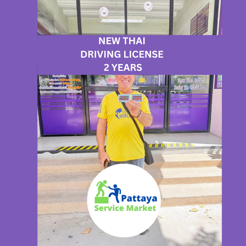new driving license pattaya
