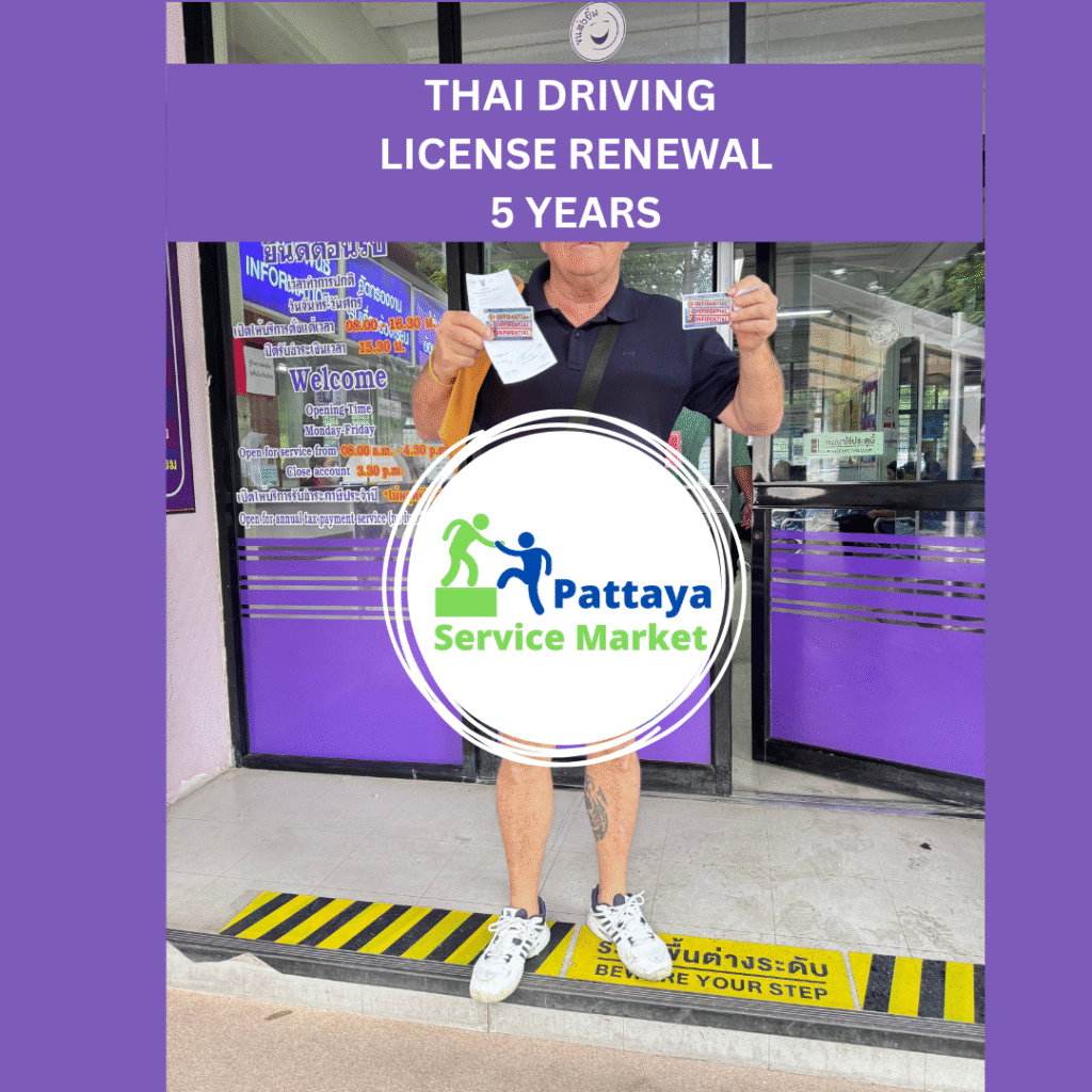 thai driving license pattaya