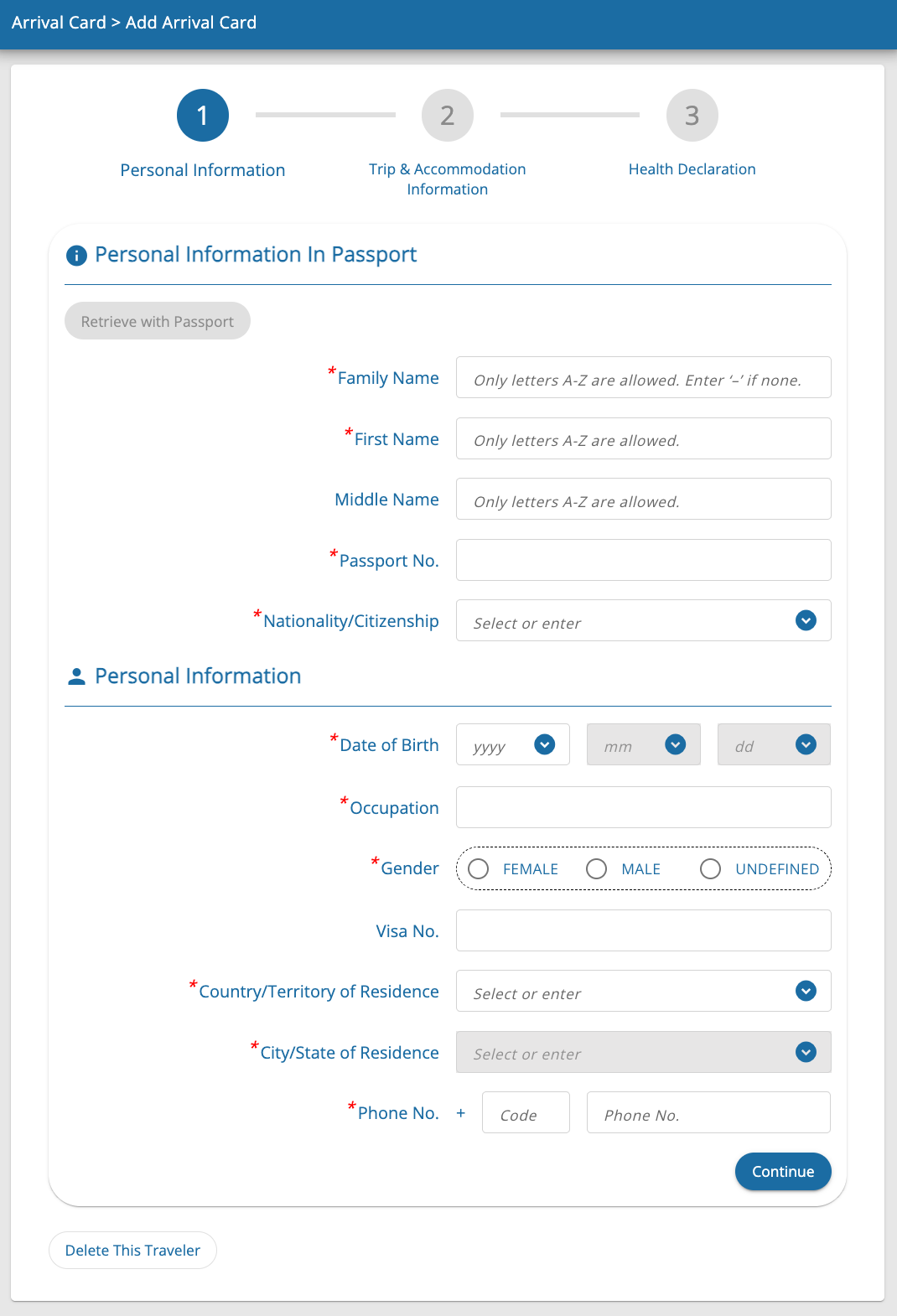 Thailand Digital Arrival Card TDAC Submission Confirmation