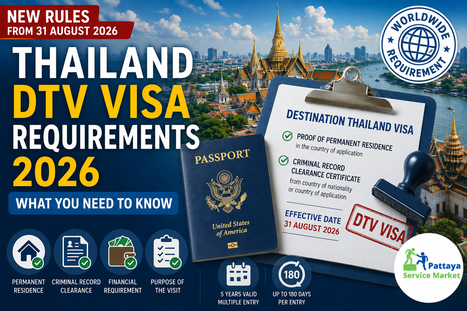 Thailand DTV visa requirements 2026